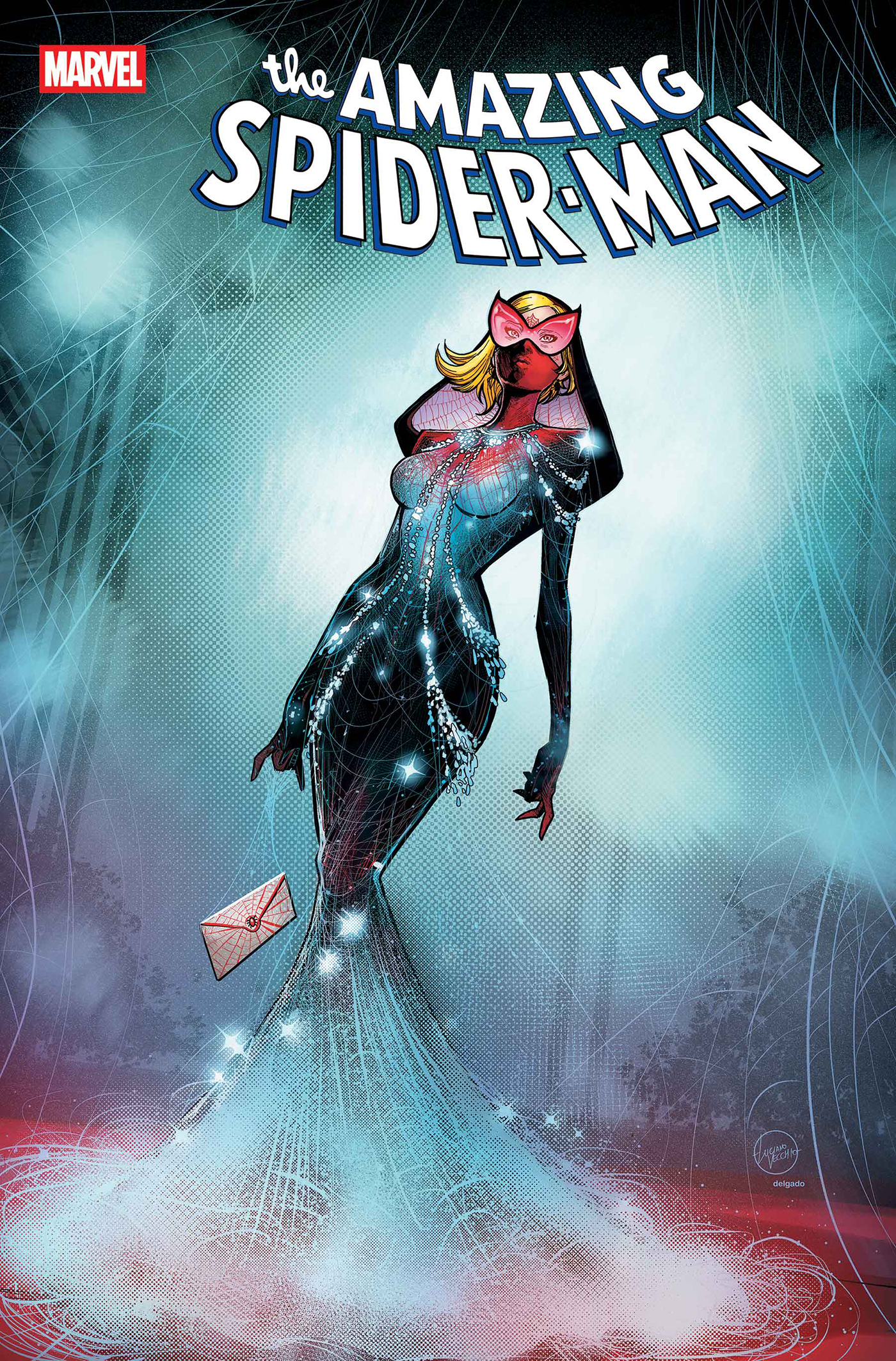 Amazing Spider-Man #32 Luciano Vecchio Hellfire Costume Swap