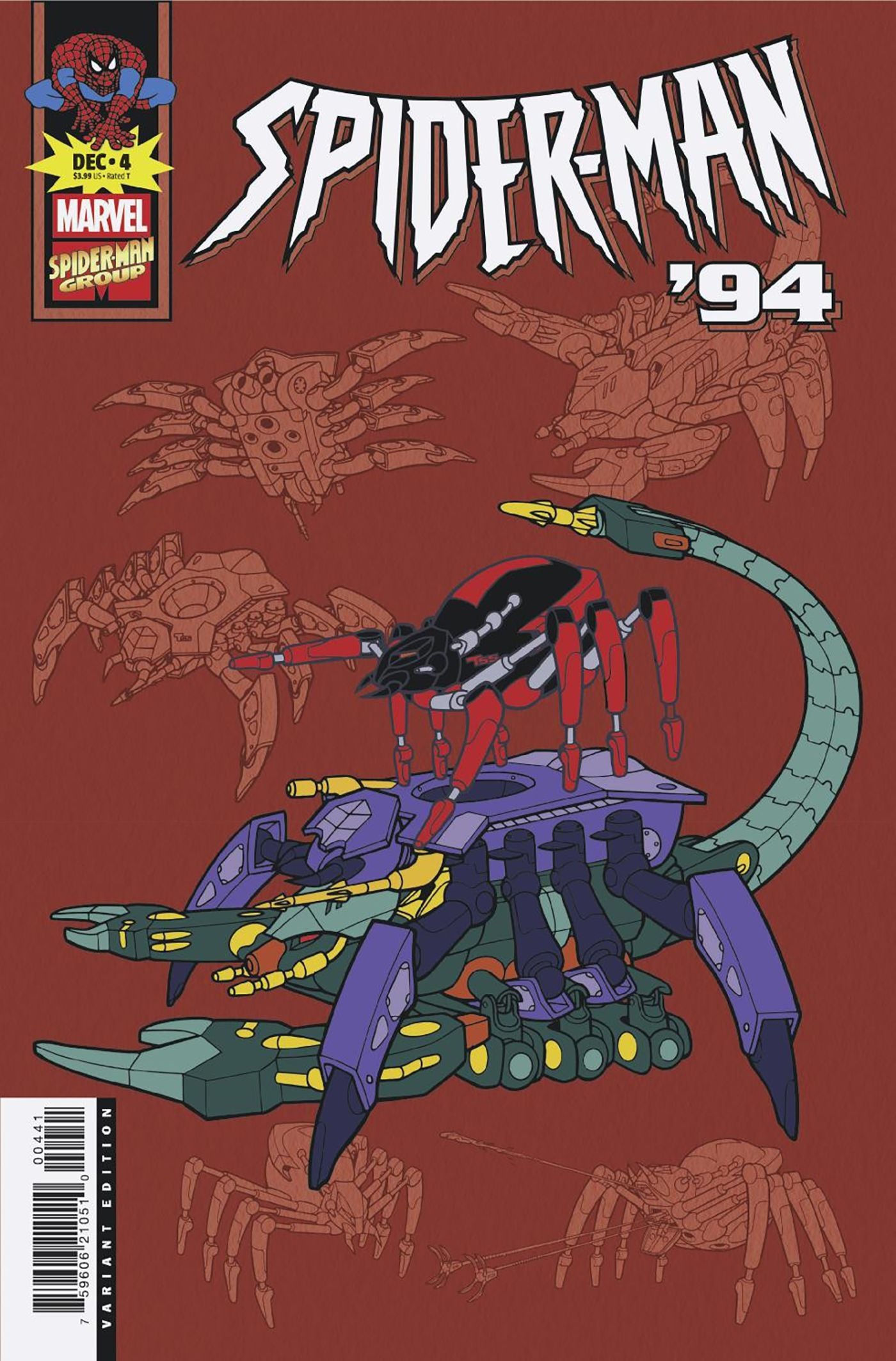 Spider-Man ‘94 #4 Marvel Animation Variant RELEASE 12/24/25