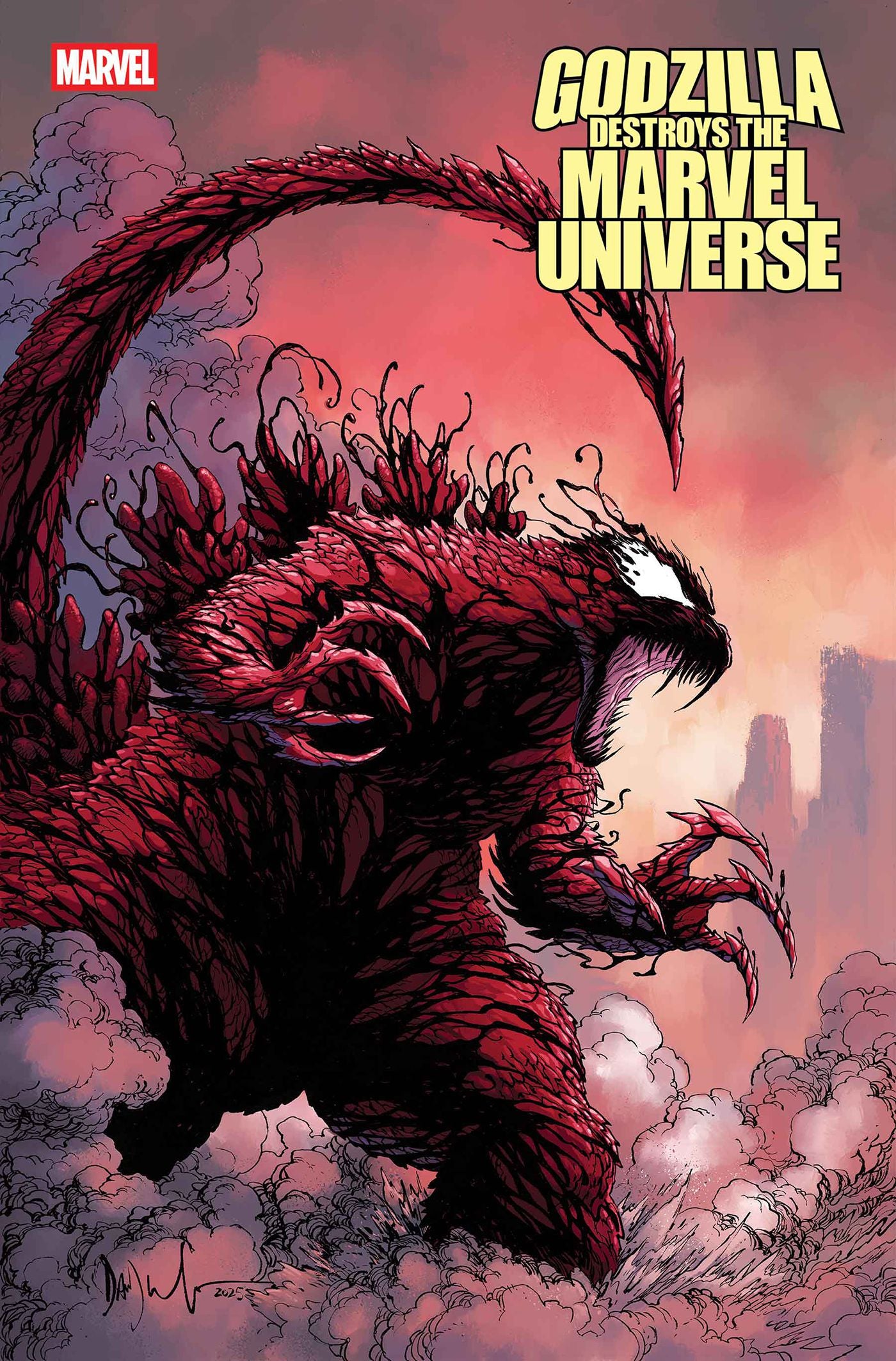 Godzilla Destroys the Marvel Universe #5 Marvelized Carnage PRESALE 11/19/25