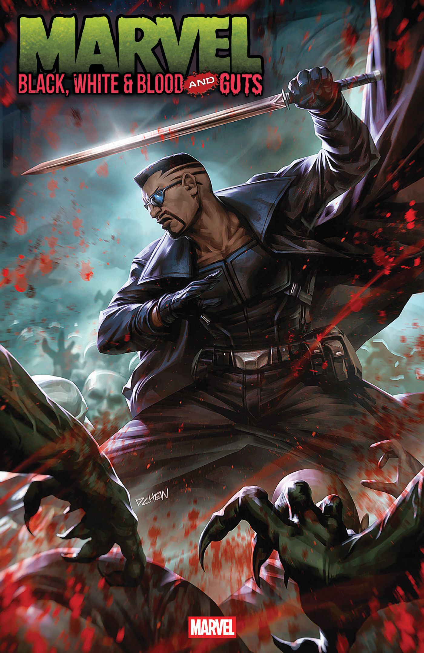 Marvel: Black, White & Blood and Guts #1 Derrick Chew PRESALE 10/8/25