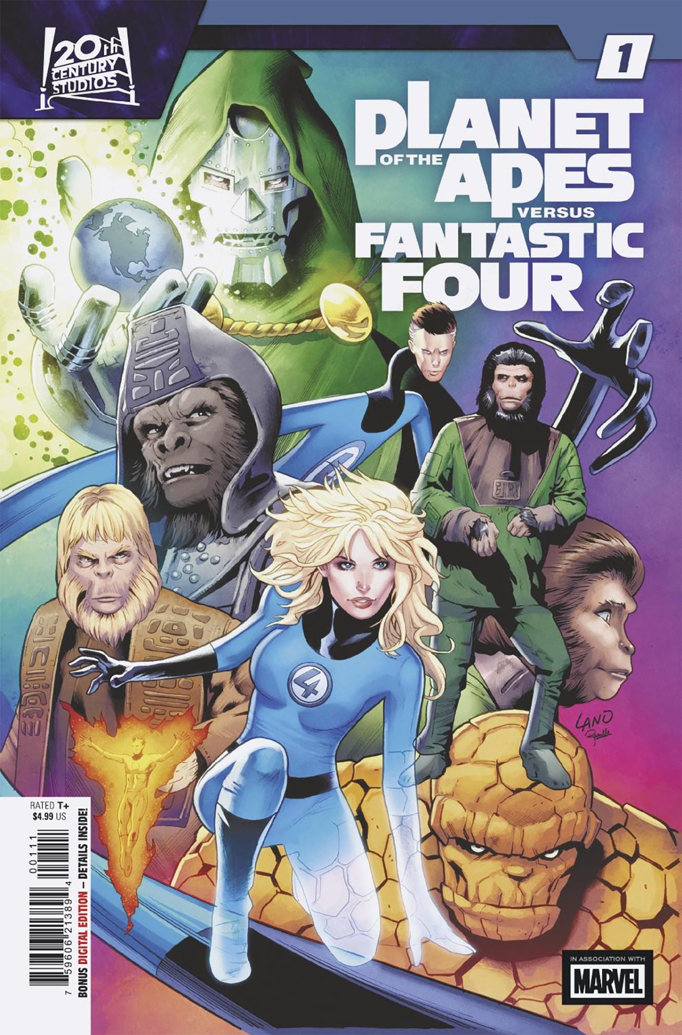 Planet of the Apes vs. Fantastic Four #1 SHIPS 2/4/26