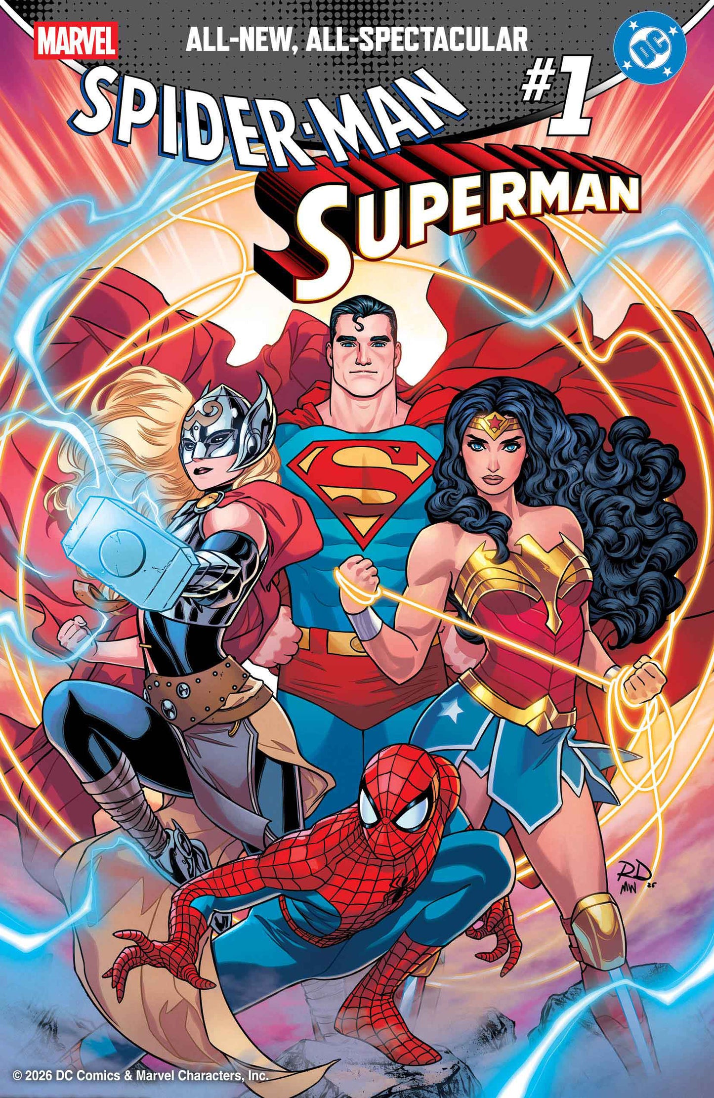 Marvel DC Spider-Man/Superman #1 Dauterman SHIPS 4/15/26