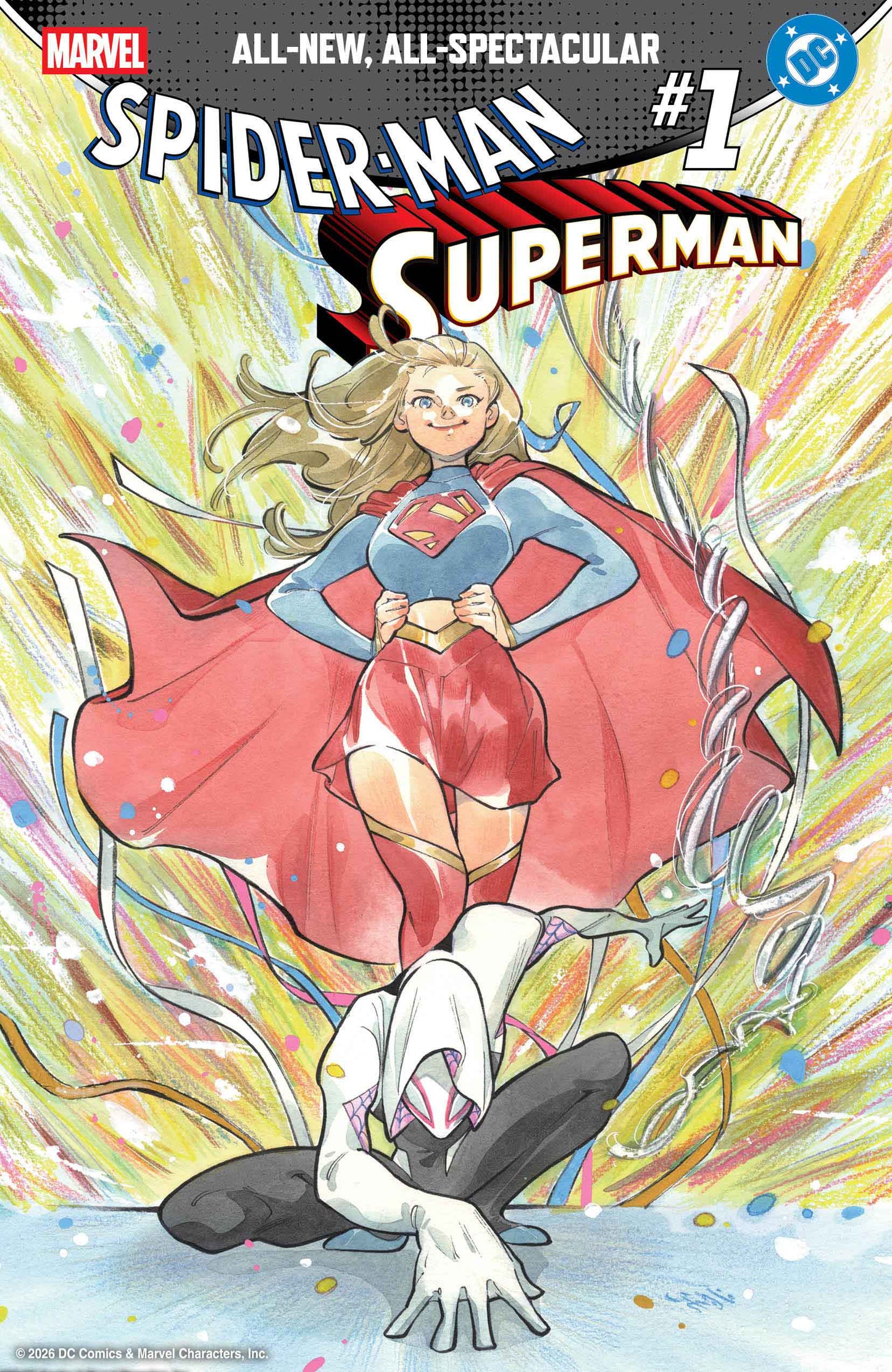 Marvel DC Spider-Man/Superman #1 Peach Momoko SHIPS 4/15/26