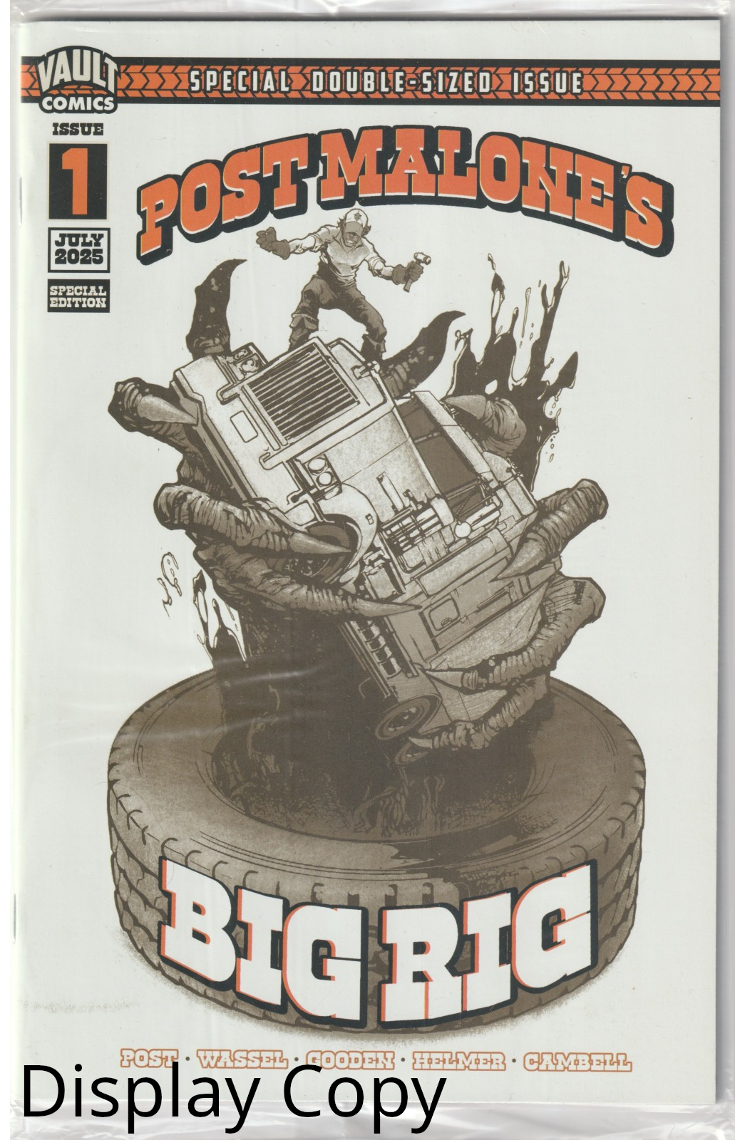 Post Malone's Big Rig #1 Special Tour Edition Variant SEALED NM