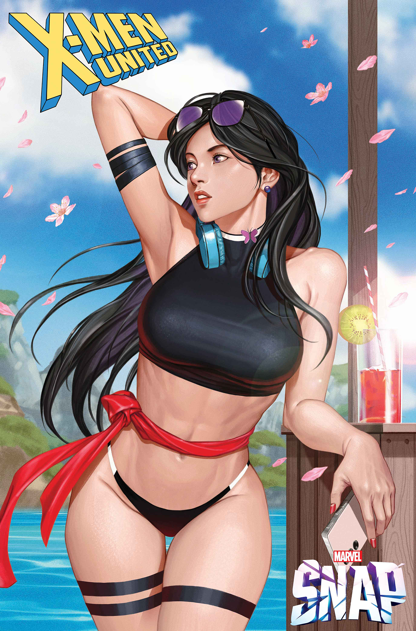 X-Men United #5 Inhyuk Lee Marvel Snap Psylocke Swimsuit Variant SHIPS 7/1/26