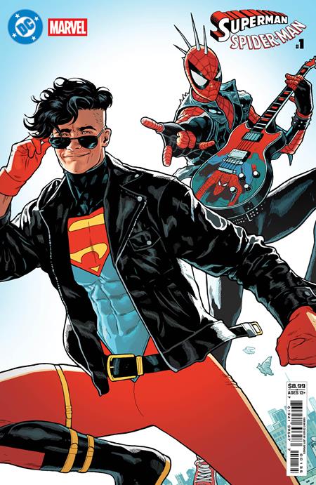 DC Marvel Superman Spider-Man #1 Cvr U Spokes Superboy 90s & Spider-Punk 3/25/26