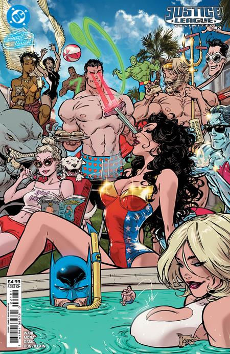 Justice League Unlimited #21 Cvr F Kaare Andrews Swimsuit SHIPS 7/22/26