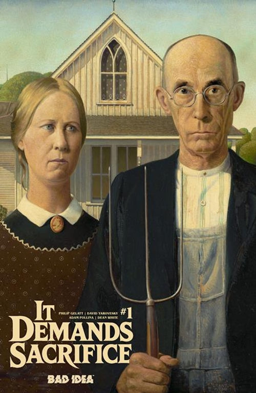 It Demands Sacrifice #1 Cvr E Grant Wood Old Masters SHIPS 10/7/26