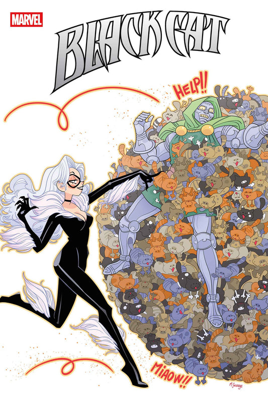 Black Cat #8 Marguerite Sauvage Doom Homage SHIPS 3/11/26