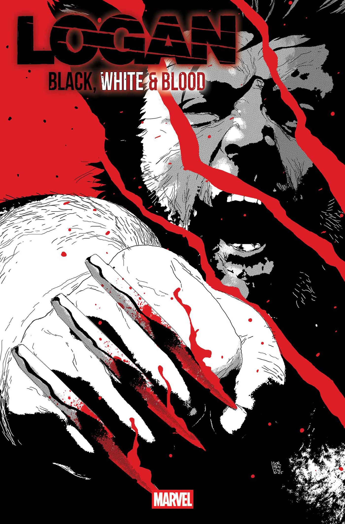 Logan: Black, White & Blood #1 Sorrentino RELEASE 1/14/26