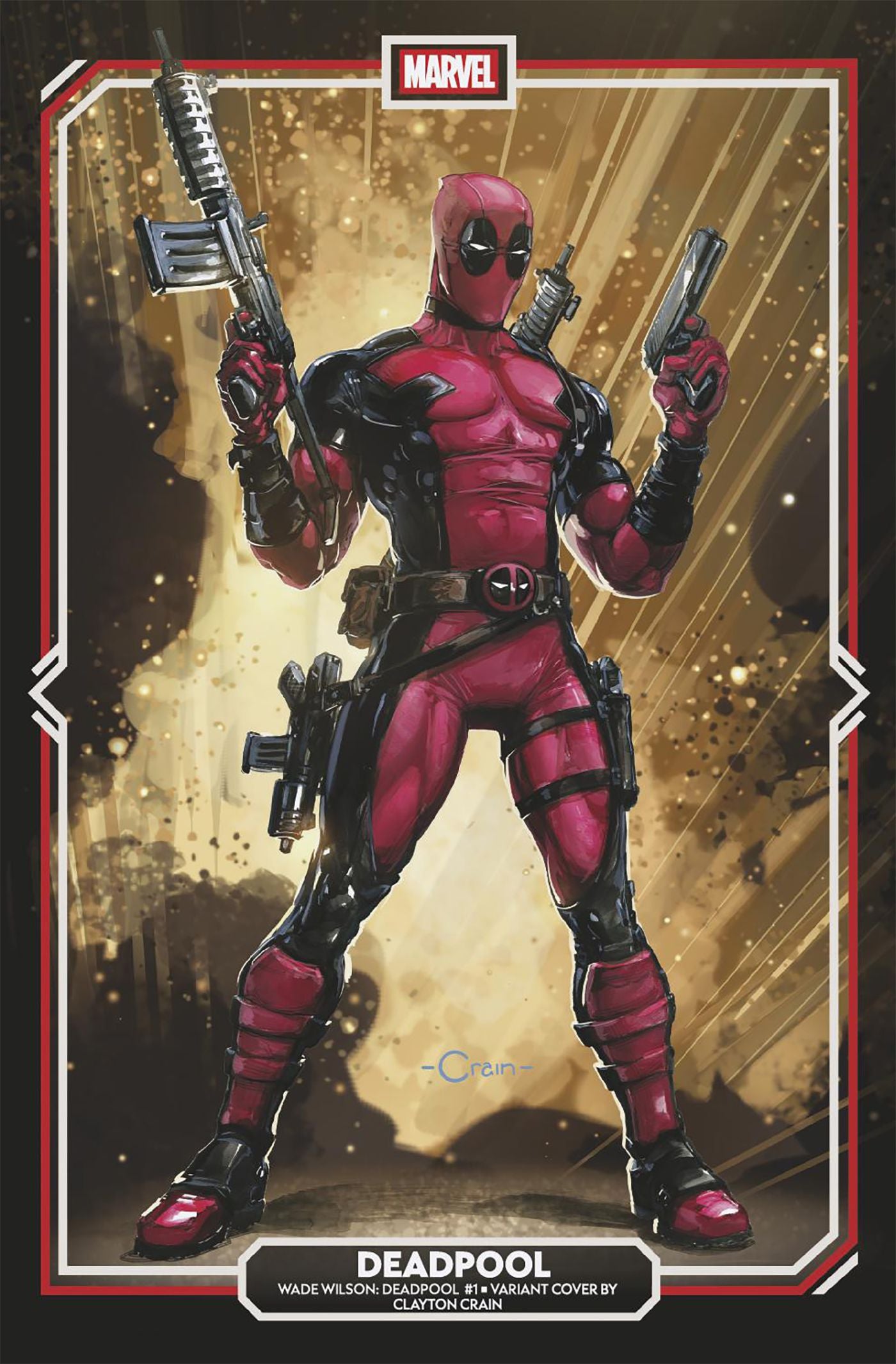 Wade Wilson: Deadpool #1 Clayton Crain Variant RELEASE 2/11/26