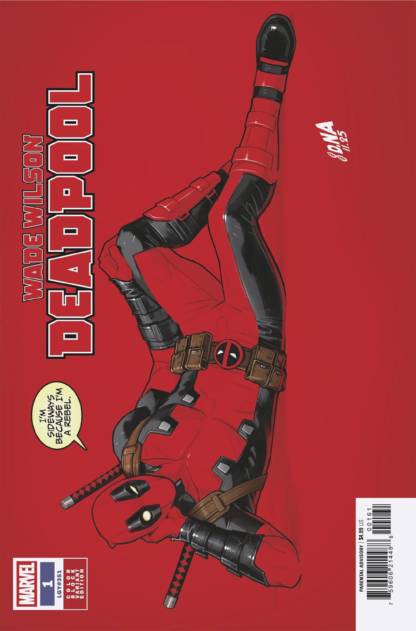 Wade Wilson: Deadpool #1 Nakayama Color Block Red RELEASE 2/11/26