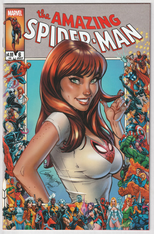 Amazing Spider-Man #6 J. Scott Campbell Mary Jane Trade NM | LTD 2000