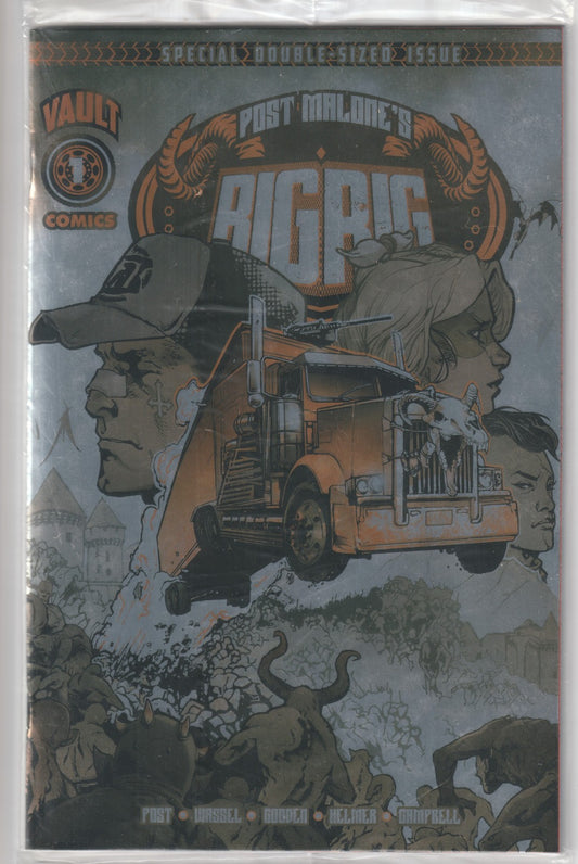 Post Malone's Big Rig #1 Nathan Gooden FOIL Variant SEALED NM