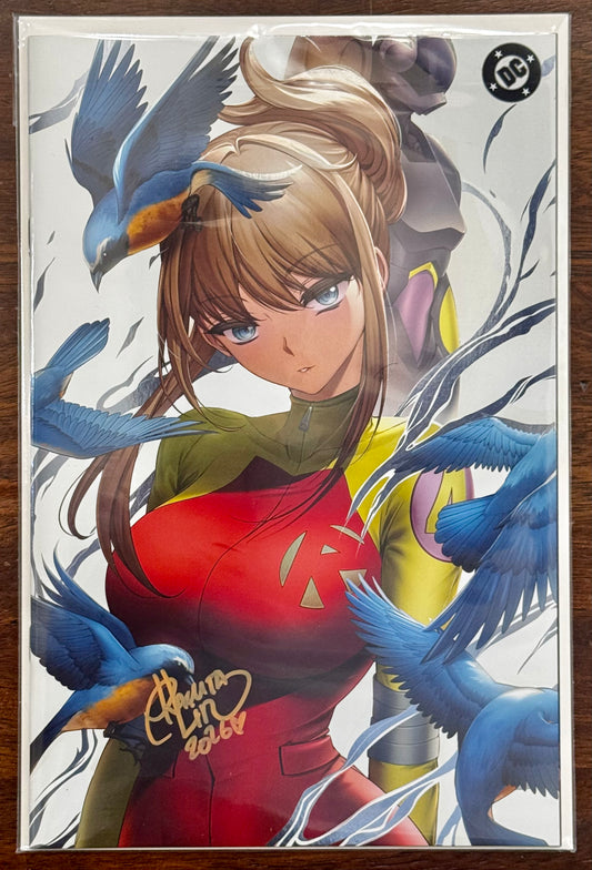 Absolute Batman #20 Rachta Lin Signed Virgin Spot Foil COA
