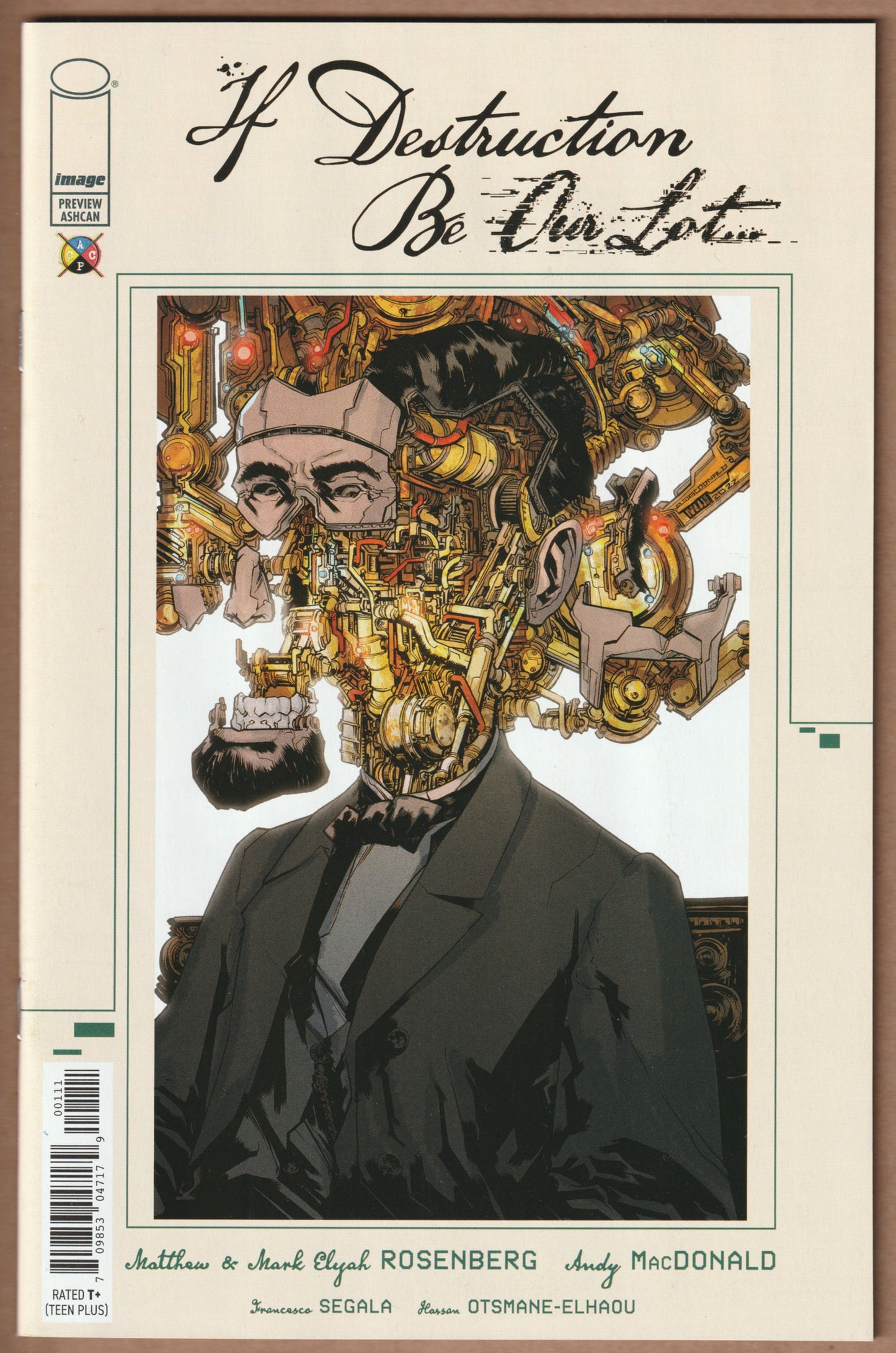 If Destruction Be Our Lot #1 | Full-size Ashcan
