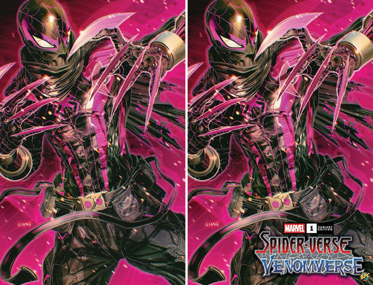 Spider-verse vs Venomverse #1 John Giang Trade + Virgin Set | LTD 1000