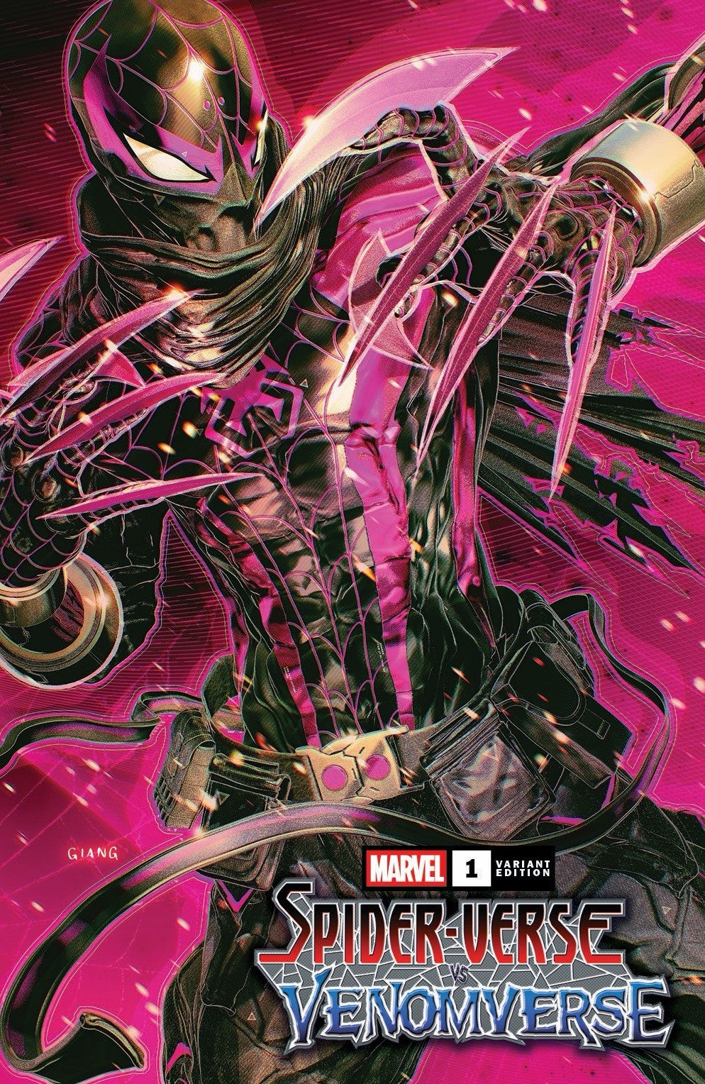 Spider-verse vs Venomverse #1 John Giang Trade + Virgin Set | LTD 1000