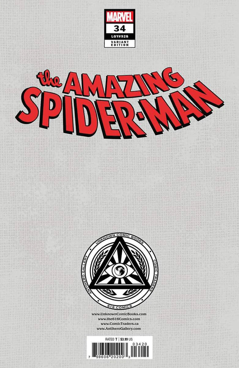 Amazing Spider-Man #34 - Leirix Li Exclusive Trade/Virgin Variant Set