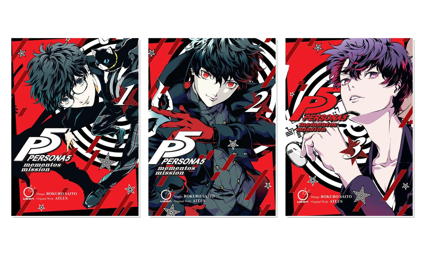 Persona 5 Mementos Mission Manga English Volumes 1-3, Udon