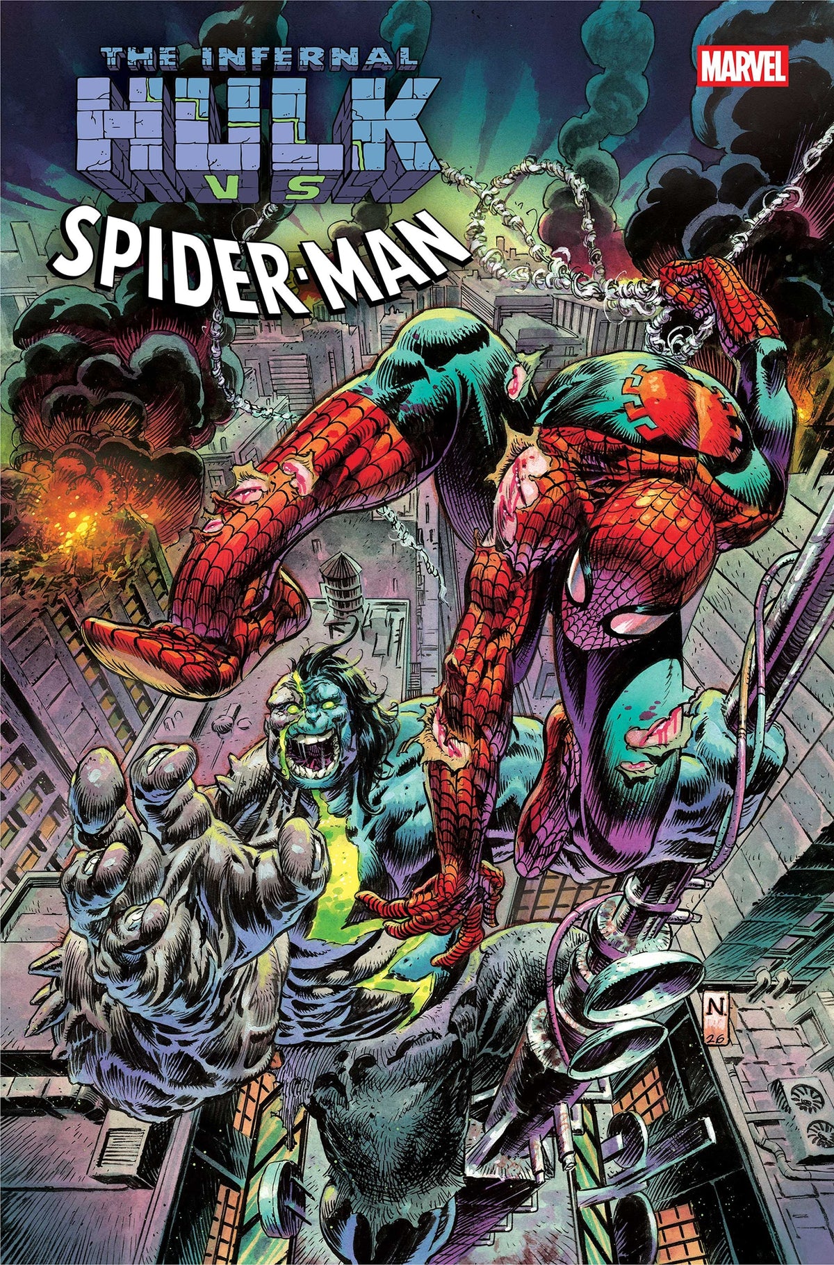 Infernal Hulk Vs. Spider-Man #1 SHIPS 11/4/26