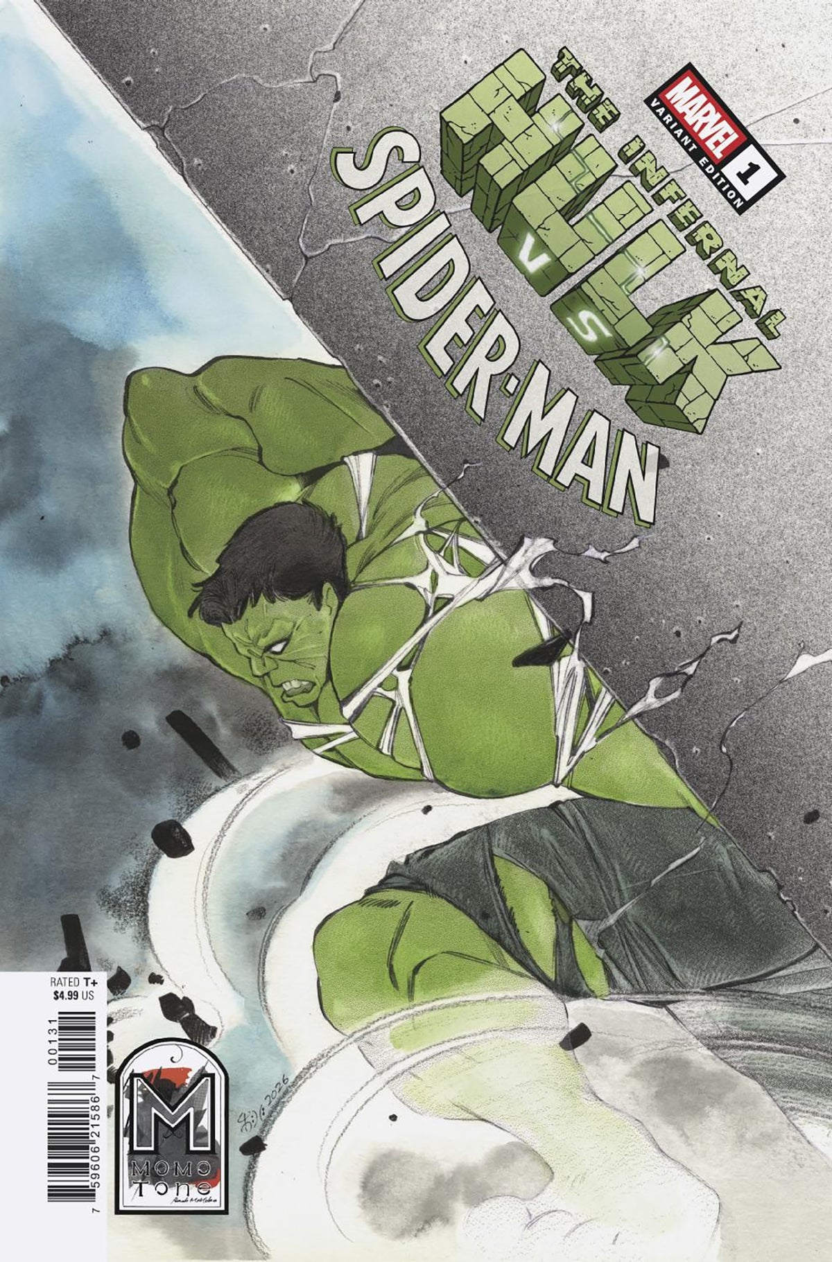 Infernal Hulk Vs. Spider-Man #1 Peach Momoko Momo-Tone SHIPS 11/4/26