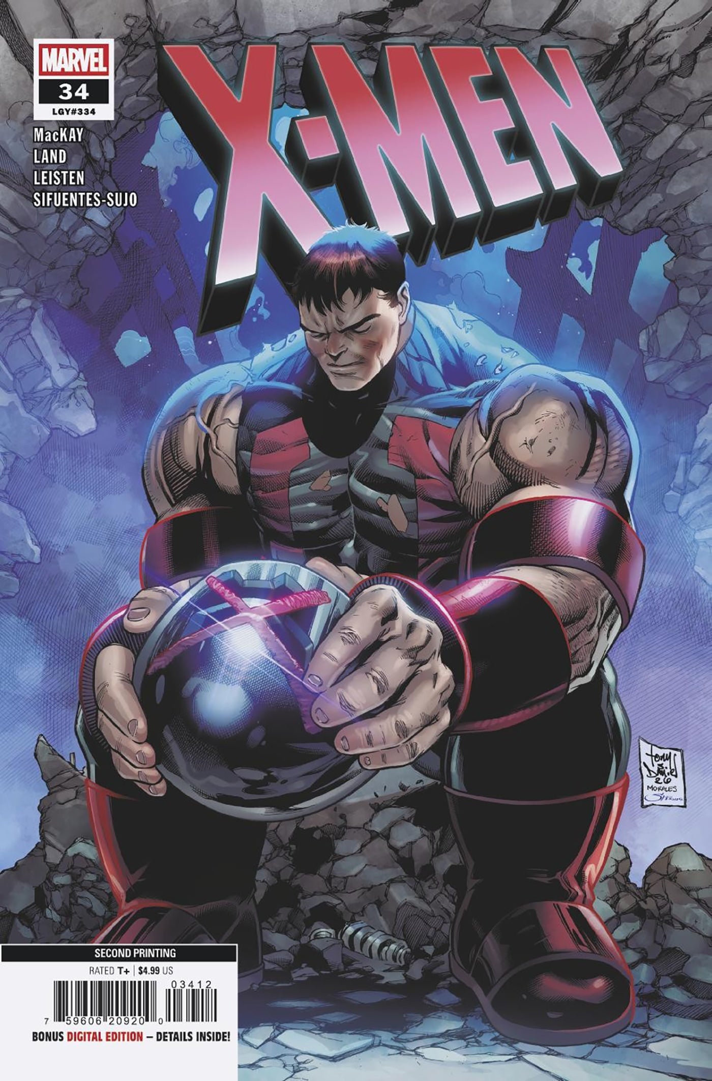 X-Men #34 Tony Daniel 2nd Printing Variant SHIPS 9/23/26
