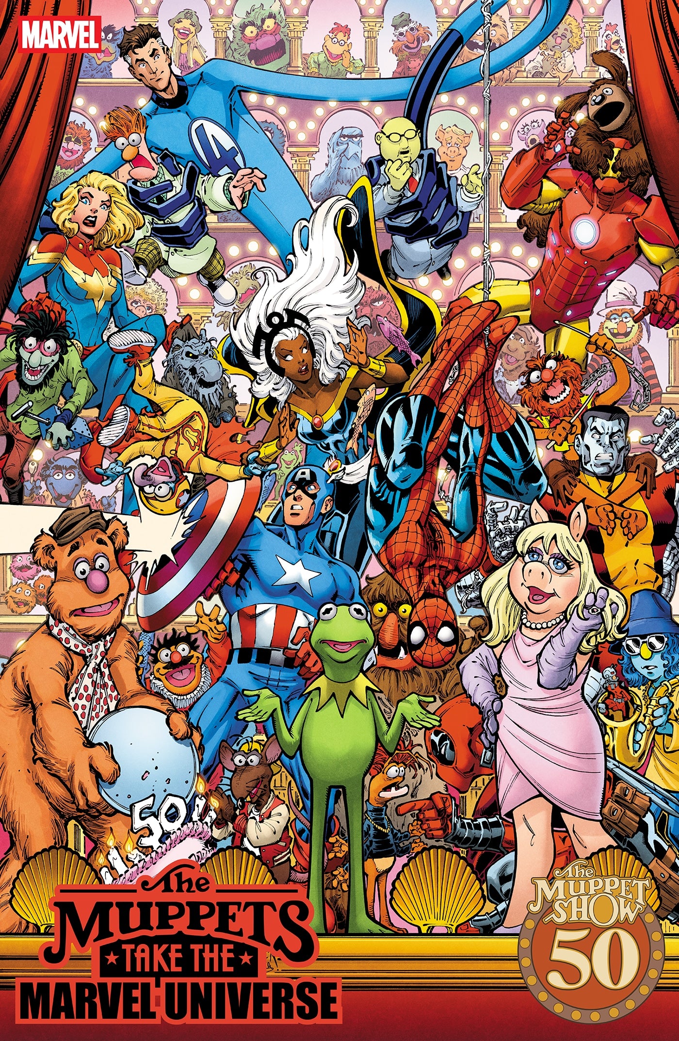 Muppets Take The Marvel Universe #1 Todd Nauck Muppet Show Homage SHIPS 9/23/26