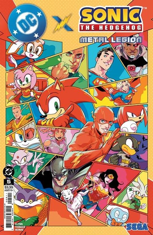DC X Sonic The Hedgehog Metal Legion #5 Cvr A Pablo M Collar SHIPS 9/16/26