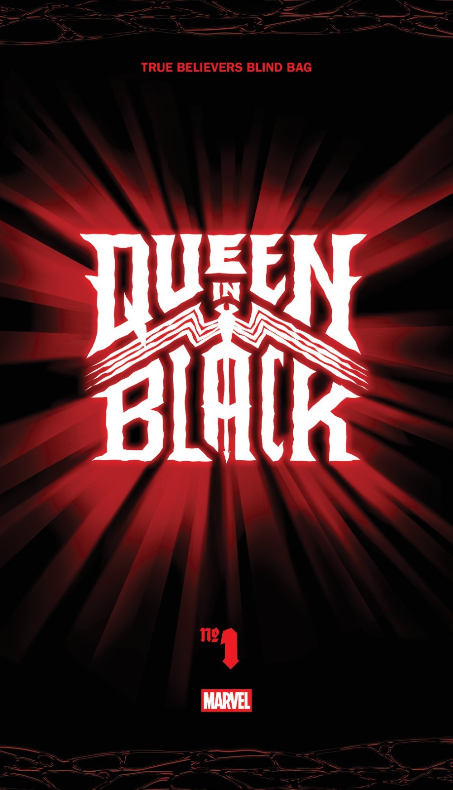 Queen in Black #1 True Believers 20-Bag Display Box SHIPS 7/1/26