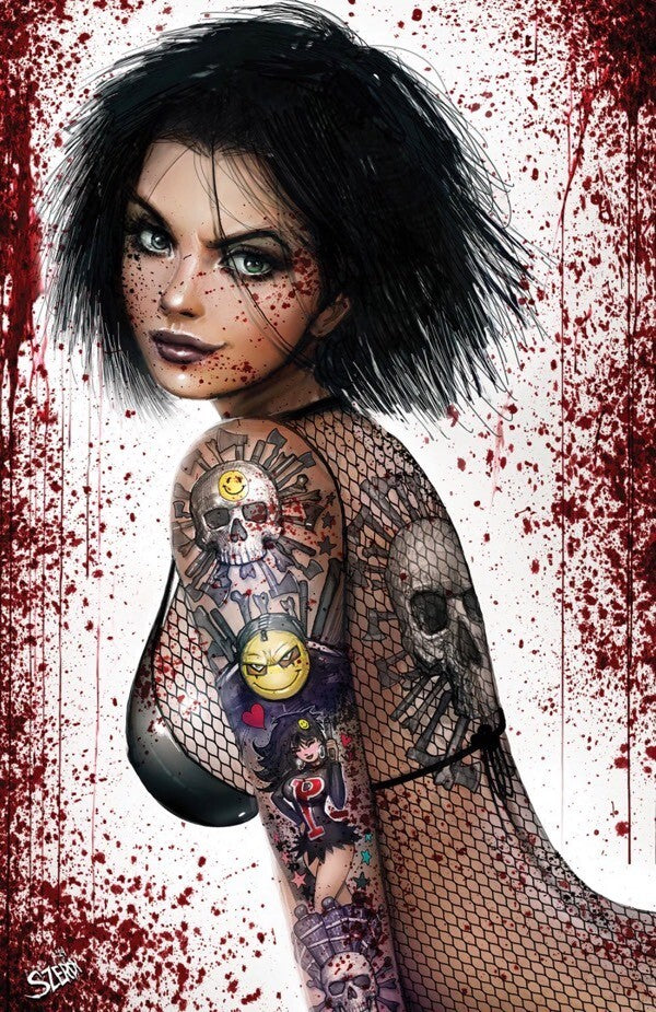 Hack Slash Body Bags #1 Szerdy Bloody Foil Virgin MegaCon Exclusive Ltd 500
